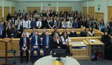 Confidence building for pupils in mock trial 