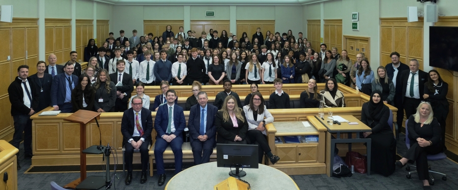 Confidence building for pupils in mock trial 