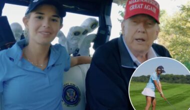 Trump’s granddaughter Kai shares video of them bonding during round of golf