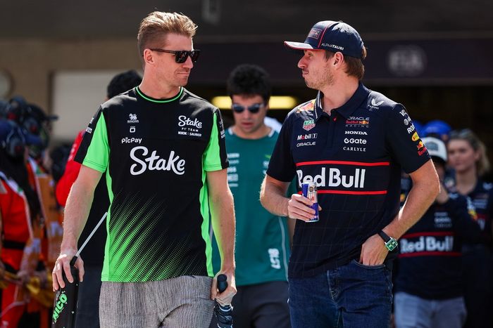 Nico Hulkenberg, Sauber, Max Verstappen, Red Bull Racing