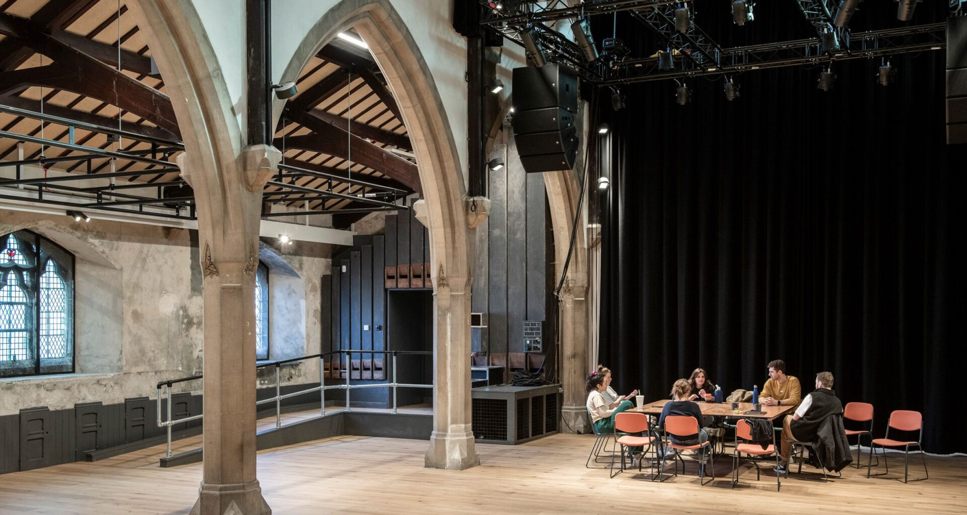 Youth arts centre inside old Bangor church