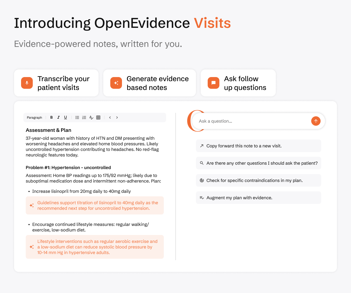 OpenEvidence, the ChatGPT for doctors, raises $200M at $6B valuation  