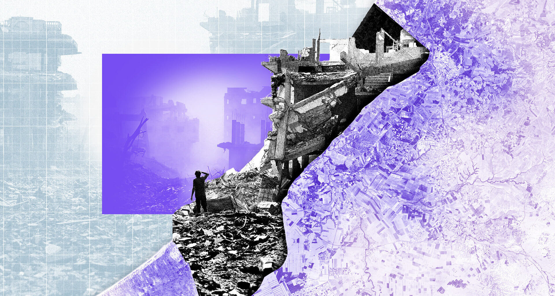 Gaza war in maps and satellite images