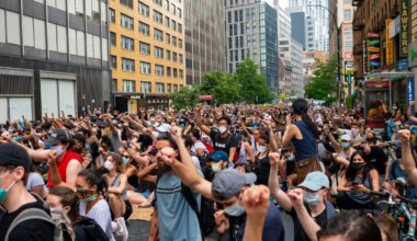 Defence protest in downtown London has finished
