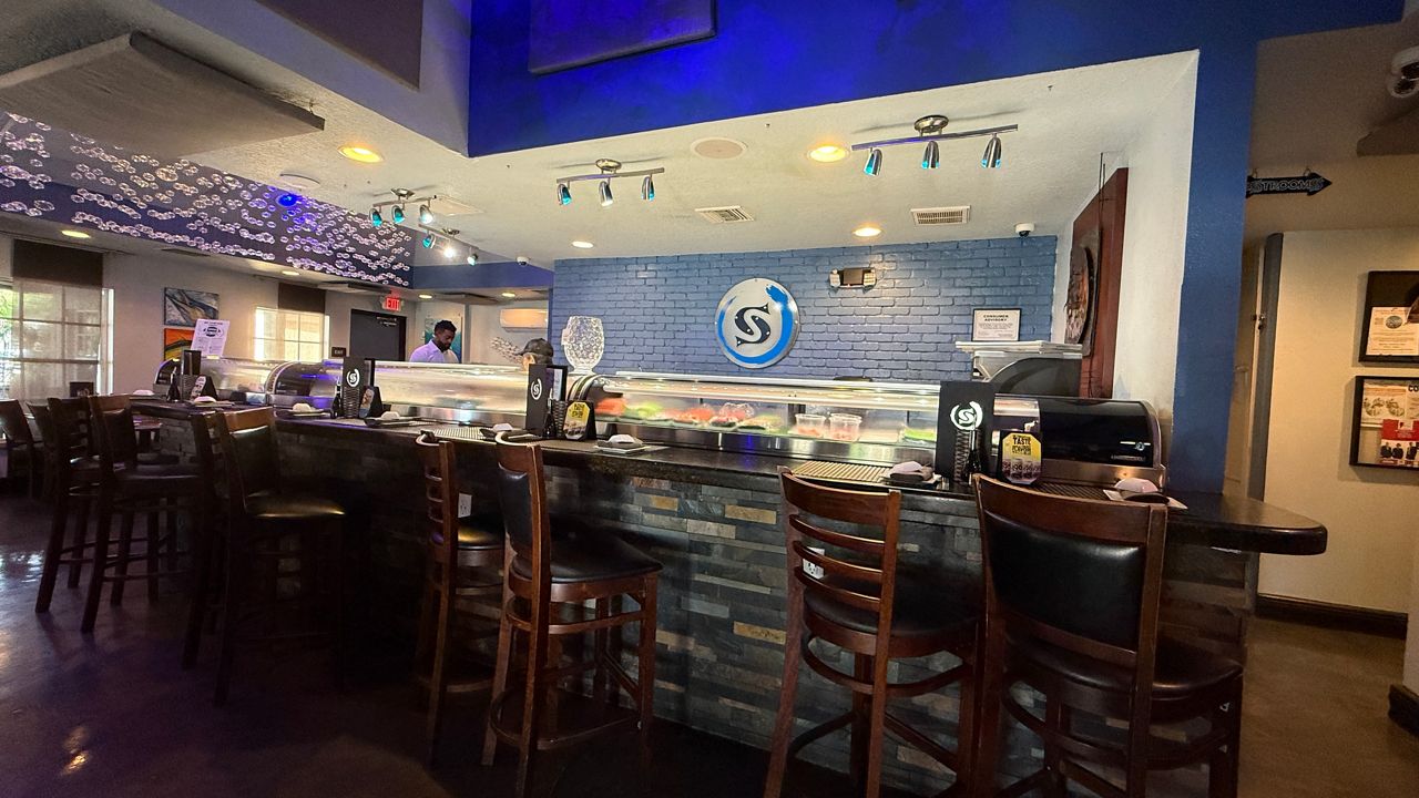 Pisces Sushi and Global Bistro in Dunedin has been in business for 12 years. (Spectrum News/Tyler O'Neill)