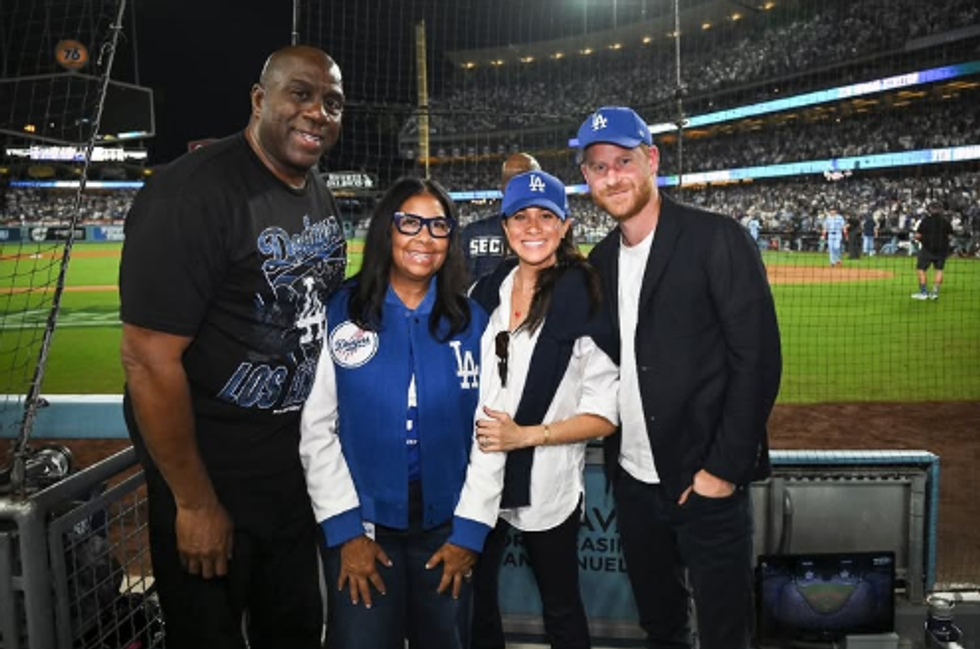 Prince Harry, Meghan Markle, Magic Johnson, Cookie