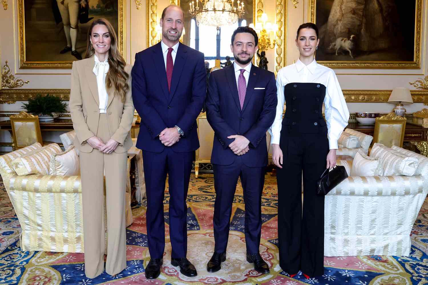 Kate Middleton and Prince William Reunite with Jordan's Future King and Queen