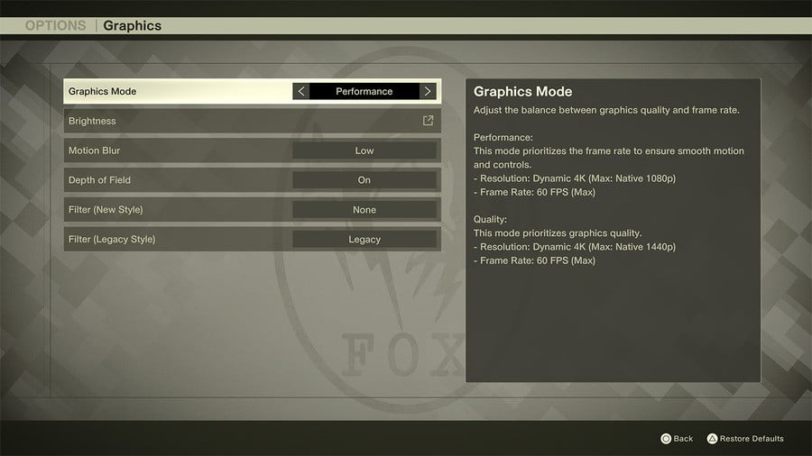 PS5 Pro Adds Performance Priority Toggle in Metal Gear Solid Delta 2