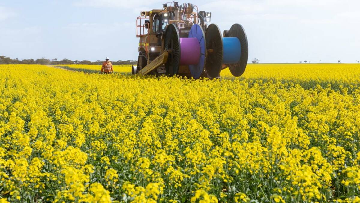 More than one-third of the network had now been built, Telstra InfraCo says. (HANDOUT/TELSTRA)