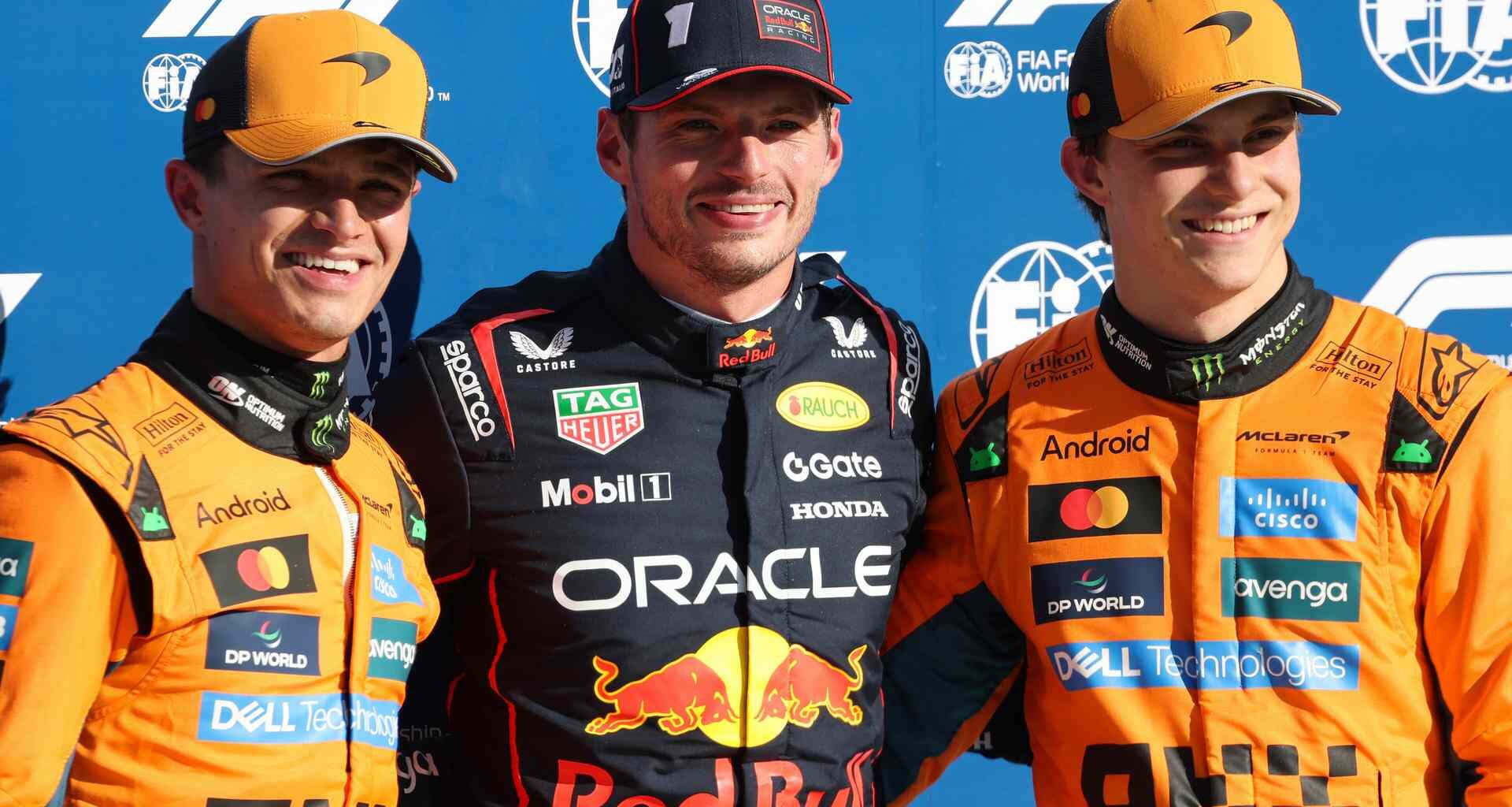 Lando Norris, Max Verstappen, Oscar Piastri, Monza, 2025