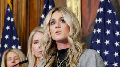 Former swimming star Riley Gaines raises alarm over controversial books at her hometown library sparking heated debate