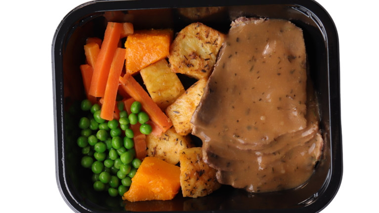 Classic roast beef from Swolefoods, a dinner delivery service that's popular with the McKnights. 