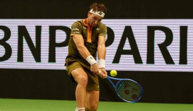 Casper Ruud's serving overshadows worrying start in Stockholm; Denis Shapovalov downs Leo Borg | ATP Tour