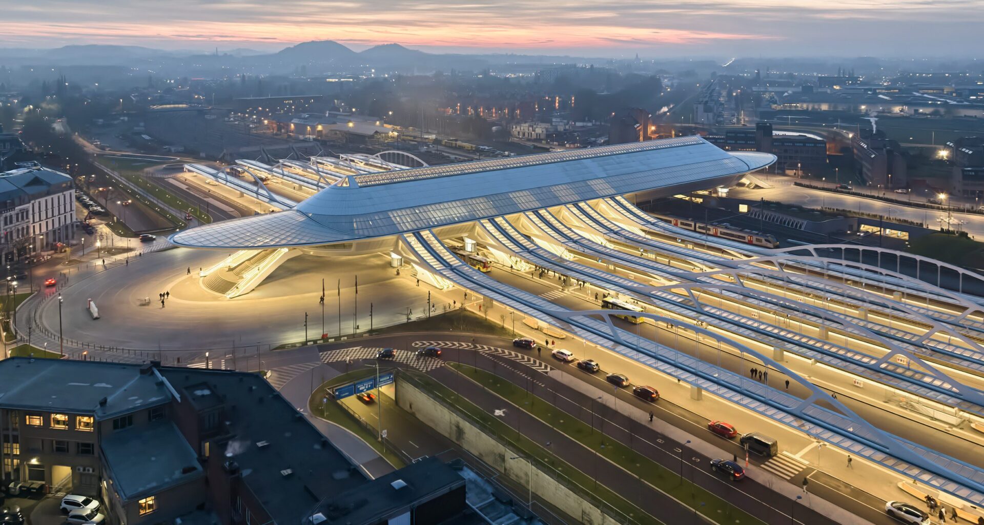 Gare de Mons by Santiago Calatrava