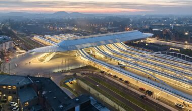 Gare de Mons by Santiago Calatrava
