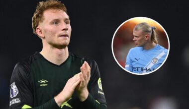 Whether Liverpool have a buy-back clause on Sepp van den Berg after Erling Haaland praise