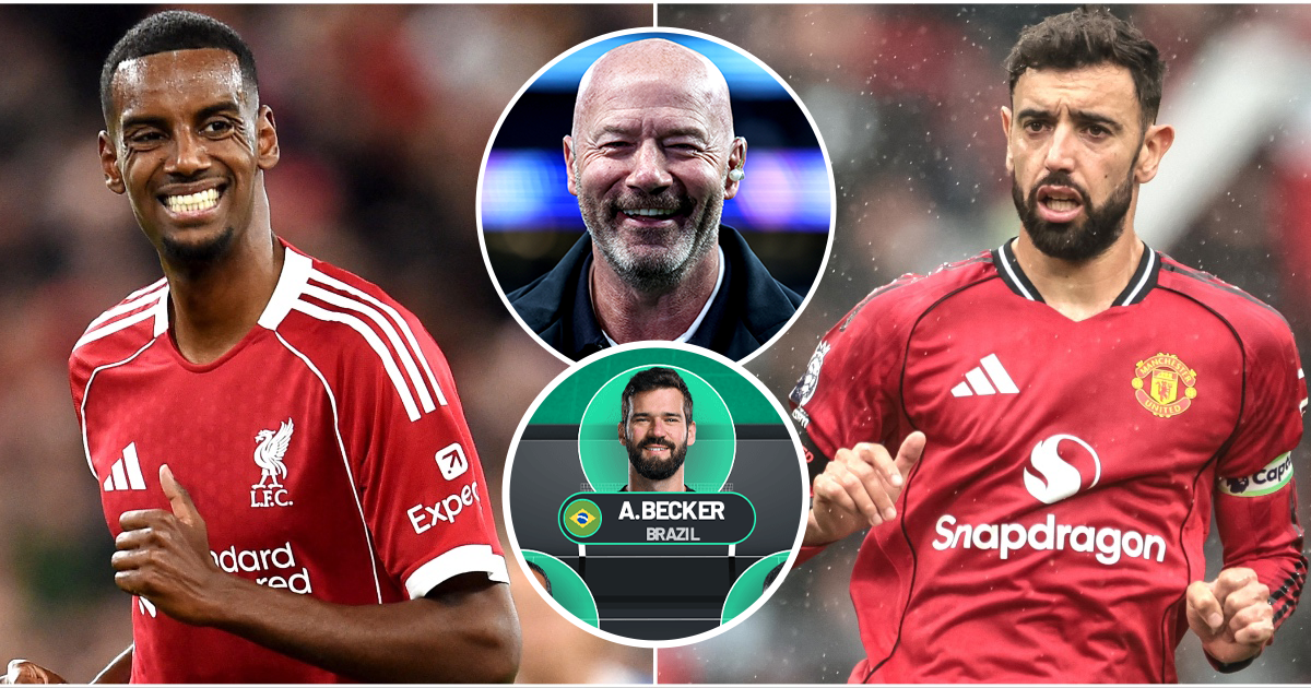 Alan Shearer Selects Controversial Liverpool vs Man Utd Combined XI