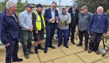 MP praise for Pentlands Men's Shed