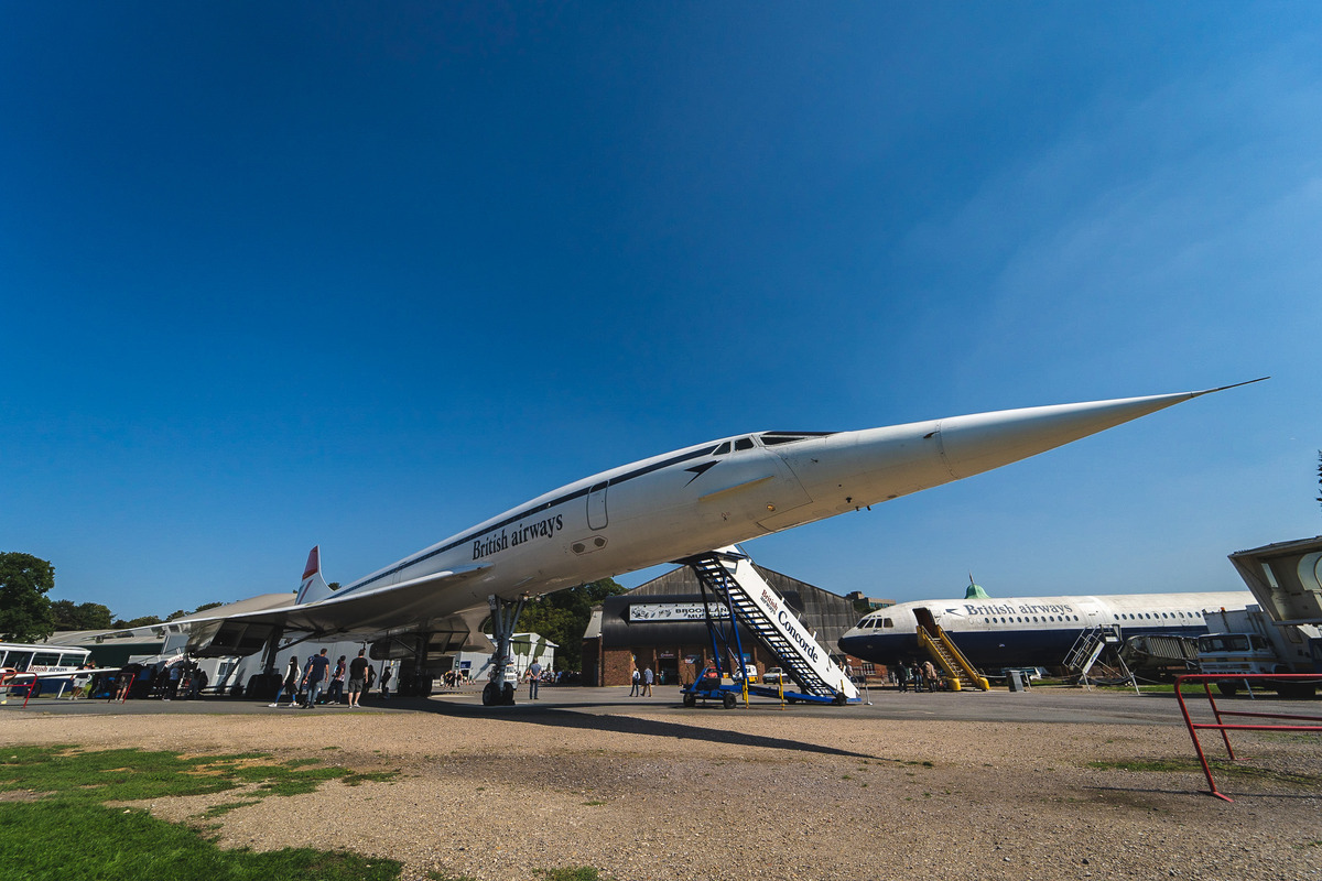 Concorde at Brooklands Museum in Surrey