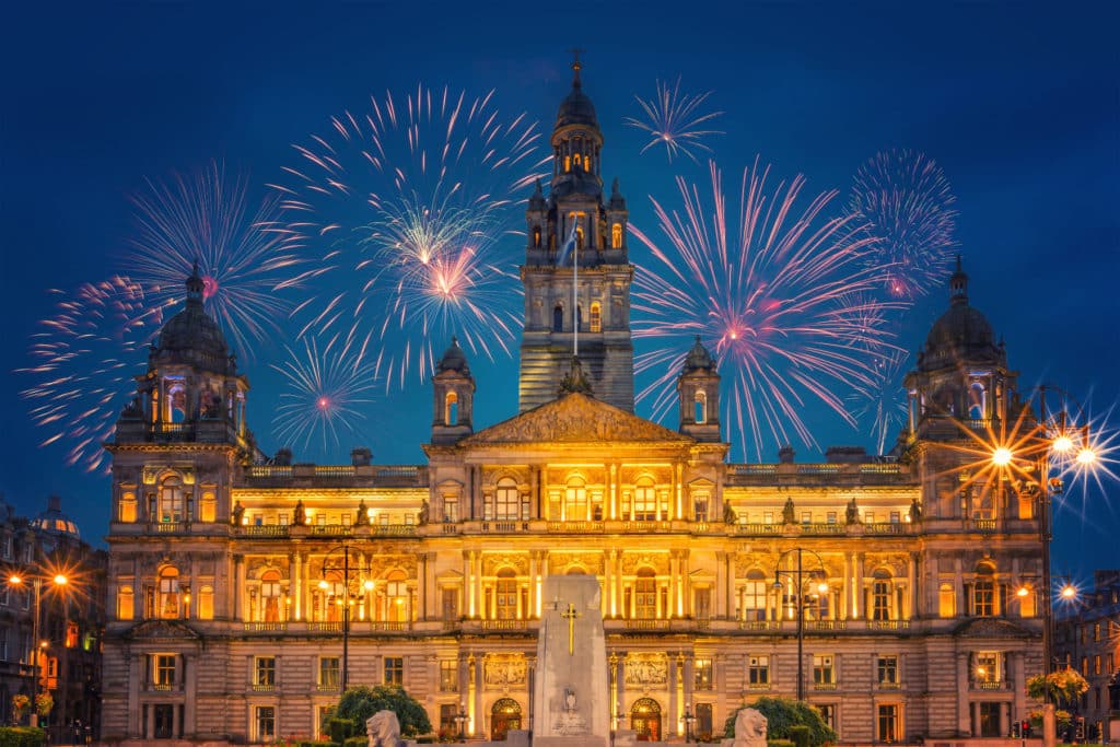 glasgow christmas lights switch on