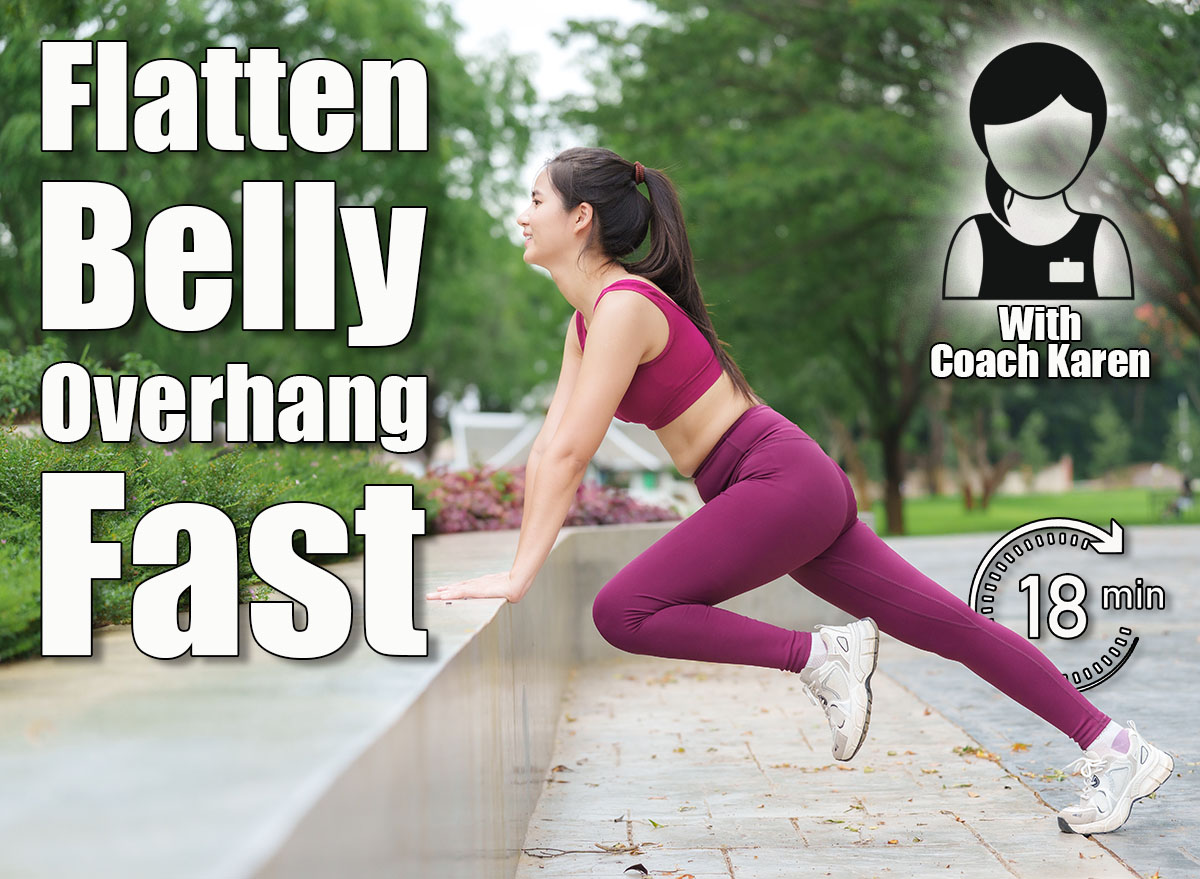 6 Standing Exercises That Flatten Belly Overhang After 50