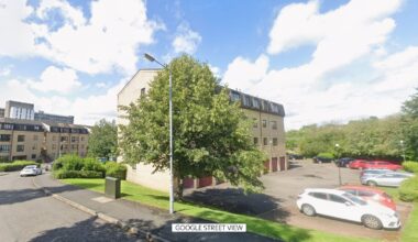 Hughenden Lane in Glasgow