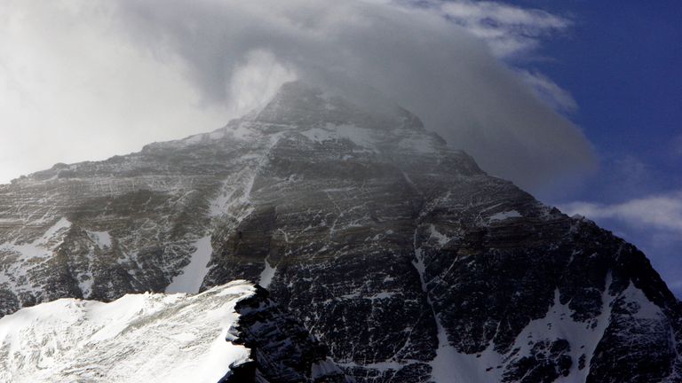 The summit of Mount Everest. File pic: Reuters