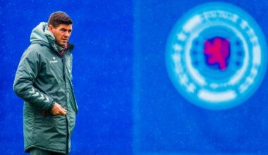 Steven Gerrard during Rangers media access at the Hummel Training Centre, on February 14, 2020, in Glasgow, Scotland. (Photo by Bill Murray / SNS Group)