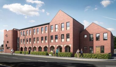 A CGI image showing the new homes development Sorrel Place in New Ferry