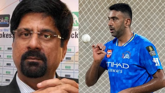 Krishnamachari Srikkanth and Ravichandran Ashwin are two players with popular YouTube channels.