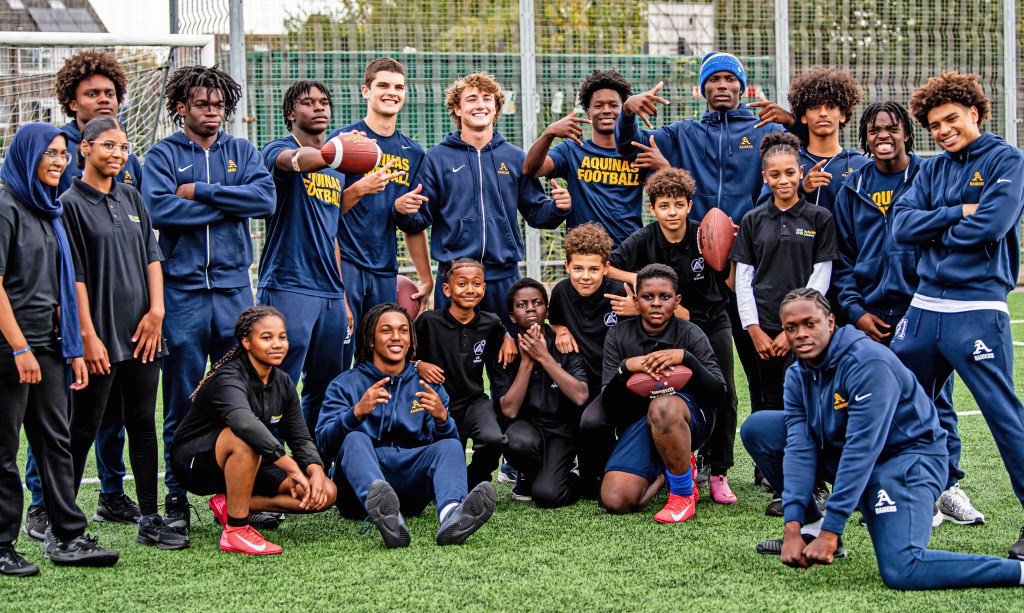 St. Thomas Aquinas holds off NFL Academy 41-38 in London