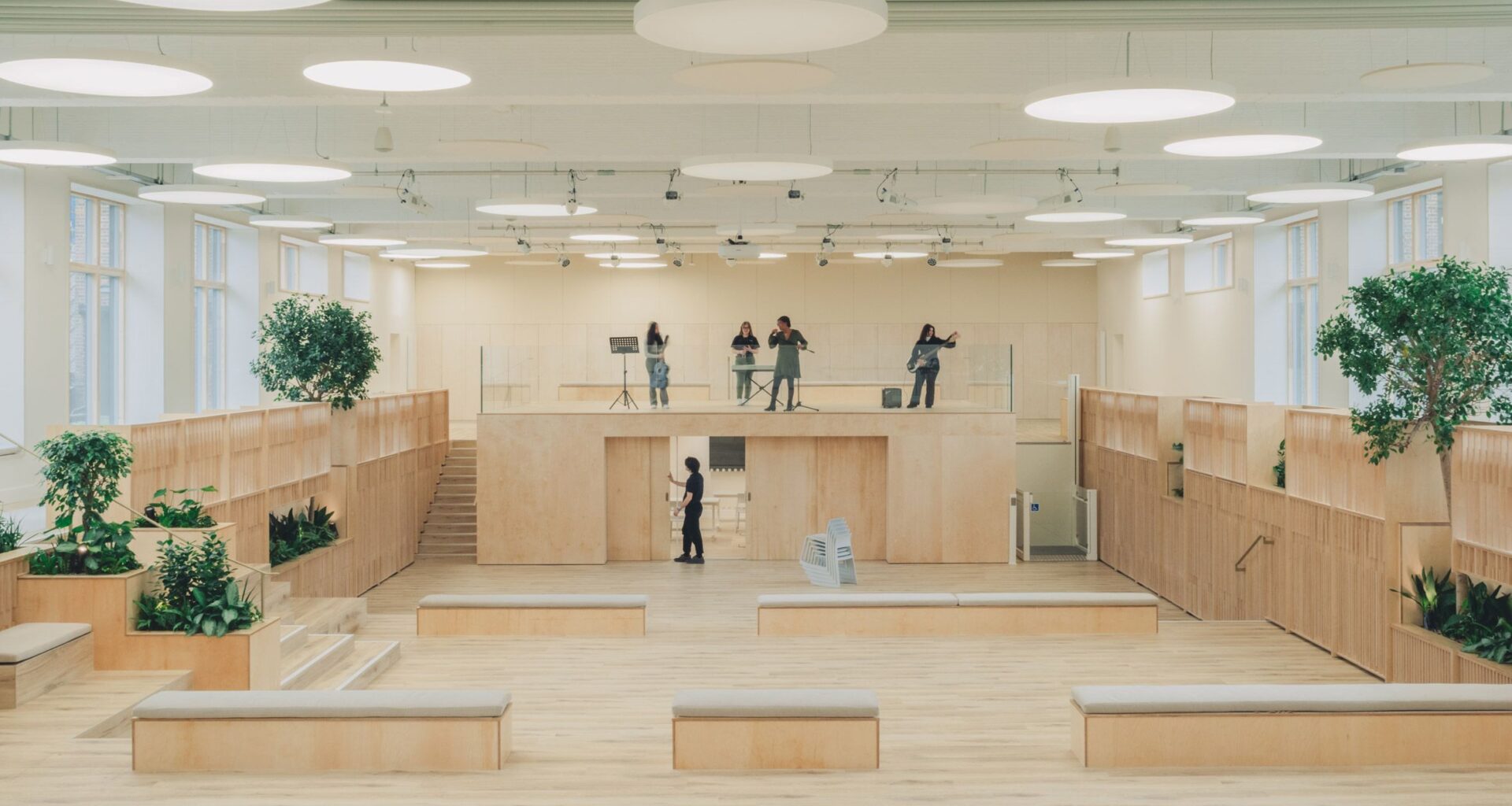 The Pool retrofit Walthamstow Forest College