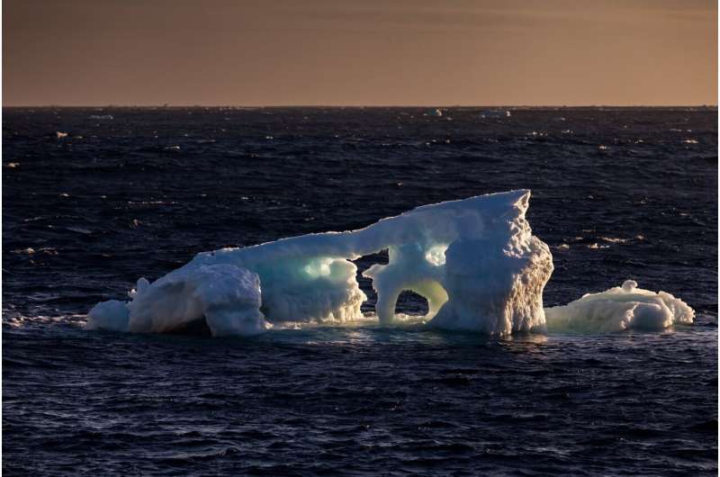 The Southern Ocean's low-salinity water locked away CO2 for decades, but...