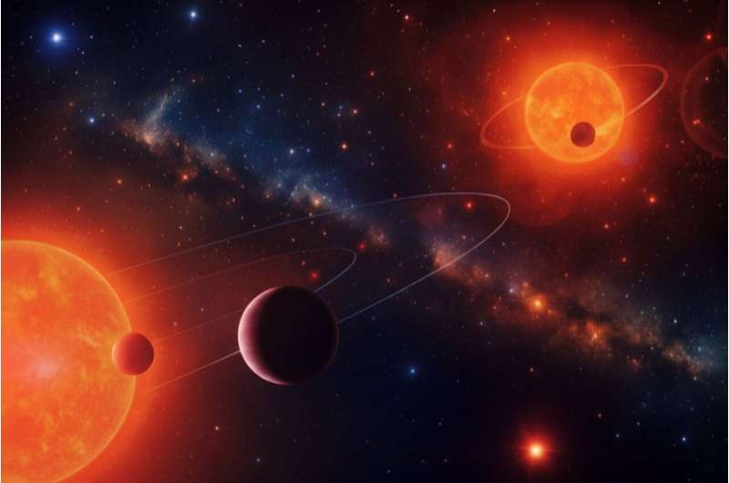 Three Earth-sized planets discovered in a compact binary system