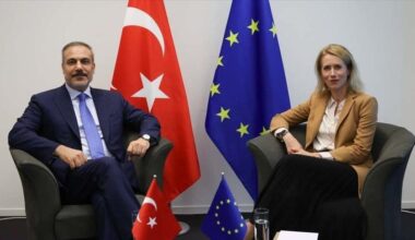 Turkish foreign minister meets with top EU diplomat in Luxembourg