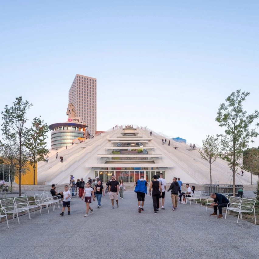 Pyramid of Tirana by MVRDV