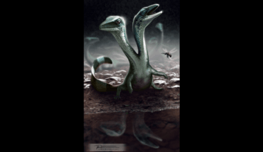 This “Truly Exceptional” Fossil Of A Two-Headed Reptile Is 125 Million Years Old