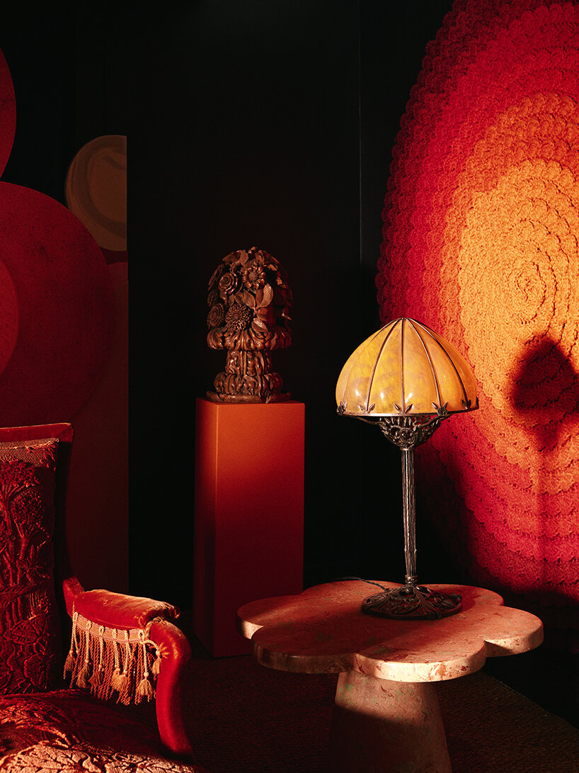 inflatable sculptures reimagine antiques as expressions of paradox in paris' iconic flea market