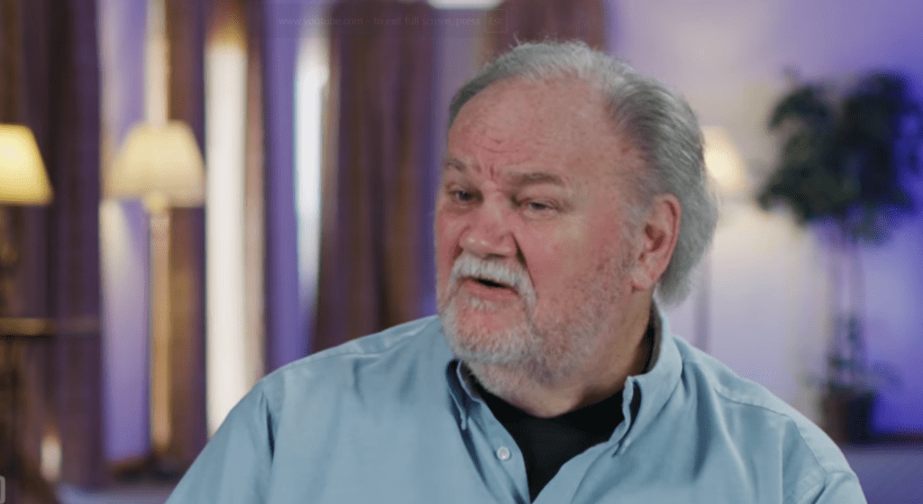 Thomas Markle speaking on 60 Minutes