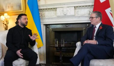 Ukraine's Zelenskyy in London to seek more support from European leaders