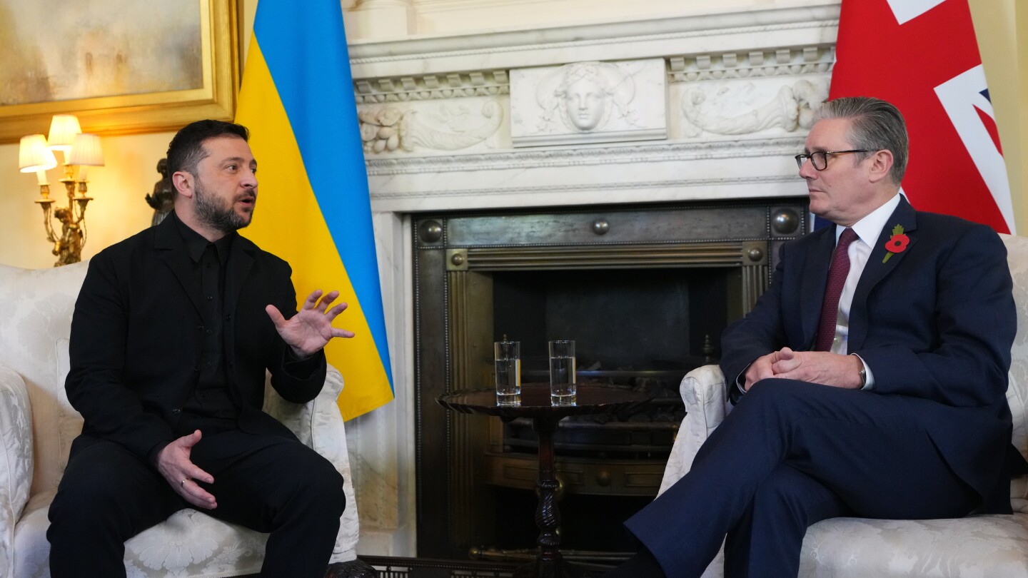 Ukraine's Zelenskyy in London to seek more support from European leaders