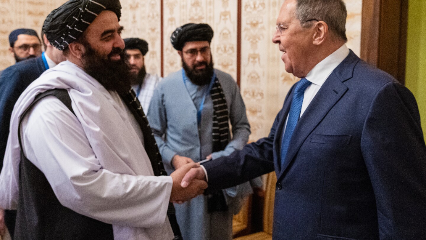 Russia hosts Taliban delegation and warns against foreign military presence in Afghanistan