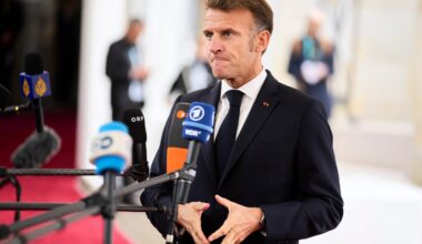 Macron says a tanker off France is linked to Russia's shadow oil fleet