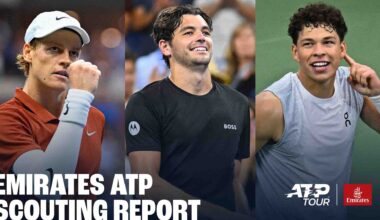 Jannik Sinner, Taylor Fritz and Ben Shelton are all in action on the ATP Tour this week.