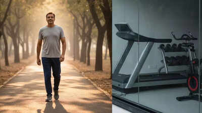 Image generated using AI tool 20-minute daily walk vs ₹10 lakh home gym: Cardiologist explains what really keeps your heart healthy