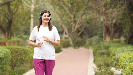 Brisk walking is a form of aerobic exercise. (Picture credit: Shutterstock)
