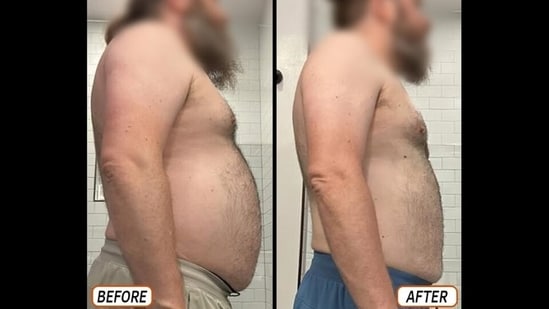 According to the fitness coach, the weight loss was just a side effect. The real change happened in his head. 