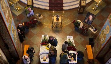 Ukraine mourns two journalists killed by a Russian drone strike