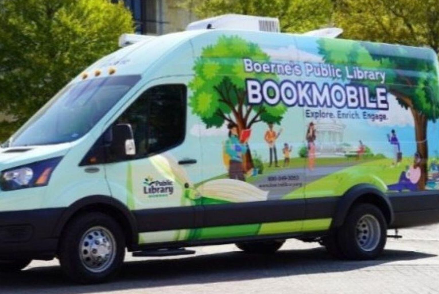 Heath Library excited about Bookmobile arrival