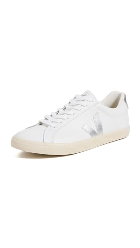 Veja Female Esplar Logo Extra White Silver 4 Medium